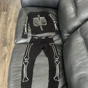 Spooky Skeleton Kids PJs!!